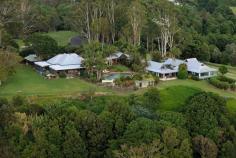  448 Old Byron Bay Rd Newrybar NSW 2479 For Sale: Offers Over $4.5M55 Luxury Coastal Byron Bay Estate One of Byron Bay's finest coastal estates. Situated on a stunning 6.3 acres(approx) parcel of land and only ten minutes to the beaches of Broken Head and Byron Bay is this beautiful private estate featuring spectacular ocean and valley views. A private driveway takes you past the stable area and horse arena and you then enter the main buildings. Featuring established gardens and sprawling lawns, a lagoon style pool with spa and waterfall creates a focal point for relaxation and entertainment and separates the main residence from the two luxury villas. This property is beautifully appointed with indoor outdoor living in mind. Approximate land area: 2.6 Hectares 