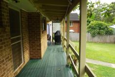  45 Koonwarra St West Haven NSW 2443 $349,000 Brick & Tile Under $350k House - Property ID: 784194 Neat three bedroom home in popular Waterveiw Heights Estate nestled at the base of North Brother Mountain. Brick and tile construction with separate lounge on entry, dining off kitchen, built-in robe in master bedroom & full length rear deck overlooking the large, fenced back yard. The property backs onto public reserve and has a single, drive through garage plus an extra detached garage & carport at rear. All in all a neat home in a lovely estate and in a price range that wont break the bank.   Print Brochure Email Alerts Features  Land Size Approx. - 669.5 m2 