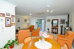  3/24 Bold Street Laurieton NSW 2443 $389,000 PRIVATE IN TOWN VILLA Villa - Property ID: 784017 Hard to find three bedroom villa, with double garage, within an easy walk of downtown Laurieton. Located at the rear of a quiet block of three, with back lane access. The living area is spacious & open plan, leading to the large cook's kitchen and the courtyard with alfresco space. The kitchen is bright with a private leafy outlook. There is heaps of bench space, a large walk in pantry, & dishwasher. All the bedrooms are spacious. The master bedroom has a roomy ensuite, masses of storage & direct access to the courtyard. This home has it all, privacy, garaging, storage, spacious living & a short walk to town.   Print Brochure Video Email Alerts Features  Land Size Approx. - 1000 m2  Walk to town  Private Rear villa  Reserve to rear 