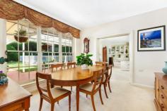  42 Norfolk St Killara NSW 2071 Charming full brick sun filled family entertainer Positioned in a prestigious location on approx. 1107sqm parcel, this charming single level family home is set amid child-friendly private gardens with mature trees & sweeping lawns. Enjoying peaceful alfresco entertaining and spacious, light-filled interiors, this lovingly maintained full brick home offers superb versatility & scope to further enhance. Set within the sought after Killara High School catchment area, walk to rail, & a short stroll to Ravenswood & Killara Primary School this character-filled residence promotes comfort & convenience. Expansive sundrenched formal living with fireplace features sliding glass doors opening to large, covered alfresco paved terrace with built-in barbecue Country kitchen with Chef electric cooktop & timber paneling adjoins spacious casual dining/sitting area flowing to secluded rear gardens Elegant formal dining, ideal for entertaining family & friends; large home office or possible fourth bedroom overlooking the pool  Three generous-sized, carpeted bedrooms all with built in robes & picturesque garden views Fully enclosed private rear gardens with in-ground swimming pool, mature gardens & sweeping lawns, perfect for young children & pets Family bathroom with corner spa; timber floors, under-floor gas heating, ample storage, laundry Manicured front gardens with stunning Cypress Pine hedging & level lawns; single lock-up garage with storage; additional off-street parking Quiet, tree-lined street in tightly held neighbourhood, minutes from shops, schools, rail & a stroll to golf clubs DISCLAIMER: The information contained herein has been provided by our Principal and third parties, which we merely pass on without any representation or warranty given, intended or implied by us as to its correctness and with no liability accepted by us in this regard. You must rely upon your own enquiries as to its accuracy or otherwise. 