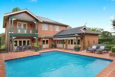  2 Charlton Ave Turramurra NSW 2074 SIMPLY PERFECT - JUST MOVE IN & ENJOY EASYCARE RELAXED LIVING -... * Award winning("Master Builders Association of NSW) 2 storey luxurious elegant residence beautifully presented & maintained in quiet Street. (On high side of street with views over Pymble Golf course) * A sense of serenity with an abundance of space and light enhanced by 2.9m high ceilings * Vestibule entry, 4/5 bedrooms, study, 3 bathrooms, Elegant formal lounge room and separate dining room * Magnificent Jarrah & cedar timberwork, r/c air cond, back to base security & automated front gates * Large open plan gourmet gas kitchen with marble bench tops, pantry with "Bloom" soft touch drawers, * family room to al fresco entertaining area, solar heated pool & gardens designed by "Good Manors"(computerized watering system) * Eastside position. Convenient location. Close to prestige private and public primary & high schools, , * Pymble station, St Ives shopping Centre & Village Green nearby, bus 100m away. Double Lock up garage. Type: House Bed: 5    Bath: 3    Car: 2     Land Area: 894 sqm (approx) 