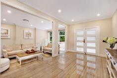  70 Woodbury Rd St Ives NSW 2075 Auction this Saturday, May 9th 12:30pm On Site This newly renovated, single level contemporary home on an impressive 1088sqm level block showcases luxurious open plan interiors & expansive child-friendly gardens.  Conveniently located within walking distance to Brigidine College, St Ives Park Primary, local shops city buses, parks & restaurants, it offers the perfect balance of sophisticated indoor living & relaxed alfresco entertaining. Ideal for growing families looking for space, sleek modern living spaces, & a relaxed lifestyle, this well presented, north facing home is ready to be enjoyed. Chic, modern interiors boasting impressive tiled entry with double doors flowing to light-filled sitting room. Sleek, sundrenched modern kitchen with stone island bench & Miele appliances opens to alfresco, paved courtyard & extensive gardens. Stylish open plan family living/casual dining with beautiful oversized floor tiles; separate formal dining. Four good-sized carpeted bedrooms with built ins, two with well-appointed modern en-suites; contemporary family bathroom. Spacious, open plan study; two-zoned ducted reverse cycle air conditioning in living areas & bedrooms; split system air conditioning in kitchen. Large alfresco courtyard for entertaining; fully enclosed rear gardens with park-like level lawns, perfect for young children & pets. Sophisticated, modern inclusions throughout the home in crisp, neutral tones for the ultimate in contemporary living. Manicured front gardens with level lawns; two car parking; relaxed, single level living in sought after pocket of St Ives close to elite schools, parks & shops. DISCLAIMER: The information contained herein has been provided by our Principal and third parties, which we merely pass on without any representation or warranty given, intended or implied by us as to its correctness and with no liability accepted by us in this regard. You must rely upon your own enquiries as to its accuracy or otherwise 