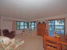  55 Point Circuit North Arm Cove NSW 2324 $1,050,000 Peaceful sanctuary in prime location - Over 1/2 Acre Whether you want to take the boat out or throw a line in you will marvel at the striking sunrise over the wide water outlook. Privately secluded from the street on over half an acre peninsula parcel of land, it captures breathtaking harbour views to Soldiers Point and Nelson Bay. A sun-soaked lawn extends to the water's edge. A family focused property set in lush tropical surroundings. In a class of its own, with emphasis on true connectivity between indoors and out, this home confidently delivers on architectural finesse, style and space. Featuring an open plan design where kitchen, dining and living rooms come together and enjoy a seamless transition to the outdoor deck, yard and foreshore. There is a flow and harmony to this home that is truly impressive. All bedrooms capture water views.  Features include: 45 metre water frontage 2 Air-conditioning Units Exceptionally large double garage with work shop Alarm System Motorised Awnings 3x5,000 gallon water tanks Eco header tank Property Details Price 	 $1,050,000 State 	 NSW Region 	 Port Stephens Suburb 	 North Arm Cove Postcode 	 2324 Property Type 	 House Bedrooms 	 3 Bathrooms 	 2.5 Carspaces 	 2 Land Size 	 2491 Square Metres 