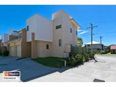  1/25 Homer St Cleveland Qld 4163 $415,000 COMTEMPORARY LIVING - 100M TO WOOLIES - $415,000 SPACIOUS MODERN LIVING A STONES THROW TO CLEVELAND'S CBD - WALK TO YOUR FAVOURITE RESTAURANTS, CAFE'S, SUPERMARKETS, SCHOOLS & TRANSPORT * Spacious living areas featuring high ceilings & air conditioning for all year comfort  * Hostess style kitchen with stainless steel appliances & breakfast bar * Study nook in tile living area - ideal to students or work from home space * Additional powder room on ground level  * Currently tenanted returning $400pw rent RELAX & UNWIND IN THE ALFRESCO ENTERTAINING - NORTH FACING COURTYARD PERFECT FOR COOL BAY BREEZES & WARM WINTER SUN - SMALL COMPLEX & GREAT VALUE. A MUST SEE IF POSITION & LOCATION ARE YOUR TOP PRIORITY.   Property Snapshot  Property Type: Townhouse Features: Alfresco entertaining Close to schools Close to Transport Courtyard Dishwasher Fully Fenced Yard Impressive Street Appeal Powder Room Remote Control Garaging 