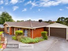  85 Thornton Dr Greenwith SA 5125 $495,000 - $515,000 Quality 4 Bedroom Family Home Family home with privacy for the adults and plenty of room for the children * Formal lounge and dine * Solid wood kitchen with an abundance of cupboards, fitted to maximise storage * Open plan casual living with gas heating * Spacious master bedroom with ensuite and walk in robe * Bedroom 2, 3 and 4 are all large with built in robes * Floating timber floors * Ducted evaporative air conditioning * Year round outdoor entertaining under the gabled verandah with café blinds * Single width carport with room for parking 3 cars with automatic door * Easy access to buses, Highland Shopping Centre, Our Lady of Hope and Greenwith Primary Schools, parks, walking trails and playgrounds RLA 208516   Property Snapshot  Property Type: House Aspect Views: Parks Construction: Brick Veneer House Size: 183.00 m2 Land Area: 900 m2 Features: Alarm Built-In-Robes Close to schools Close to Transport Dining Room Dishwasher Ensuite Established Gardens Family Room Fenced Back Yard Formal Dining Room Formal Lounge Fully Fenced Yard Garden Shed Gas Remote Control Garaging Undercover Entertainment Area Verandah Walk-In-Robes 
