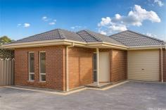  21A Audrey Street Ascot Park SA 5043 $430,000 - $460,000 Property Information Open Home Dates: Saturday 13 Jun 3:45 PM - 4:15 PM New Price - Get in quick! Community Titled, set like a Duplex. Situated back off the road offering quiet and privacy. Situated on a comfortable, easy to manage allotment of 225 sq m, with room to entertain at the back courtyard, or just enjoy your own space. Lovely neutral, warm tones throughout, tiled floors in entrance hall, kitchen, dining/living with carpets in the bedrooms. B.I.R. and en suite in the large Master bedroom situated at the front and B.I.R. in the large 2nd bedroom also. The bathroom features a separate bath, separate shower off the vanity plus a w.c. off the vanity. Also featuring spacious kitchen with gas cooking, sliding doors from dining/living to the al fresco courtyard plus garage with internal entrance - great security. There is even a veranda situated off the laundry to hang those clothes in not-so-perfect weather. New release - call for details. Approx year built 	 2015 Property Type 	 House 