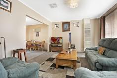  9 McCormack Cres Seymour VIC 3660  $270,000 - $285,000 Move in and Relax From the moment you arrive you will realise that you are in for a treat. This 3 bedroom home is ideal for the first home buyer, retirees or investors. Inside it has a delightful kitchen with adjoining meals area, renovated bathroom and laundry. Carpets in all 3 bedrooms, lounge room area, polished floor boards to the entry, vinyl tiles to kitchen and wet areas. Outside has a rear entertaining area, carport with a tool shed, garden shed and a 9 x 6 metre garage with a wood heater. With its low maintenance gardens on the high side of the street this home will impress. Price Guide: $270,000 - $285,000   |  Type: House  |  ID #30414 
