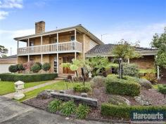  36 Fortescue Grove Vermont South VIC 3133 Property Information Open Home Dates: Thursday 30 Jul 7:00 AM - 7:01 AM With its highly decorative solid brick design, leadlight windows and ornate English gardens, this is the family home that moves you up in the world. Rounding the corner of popular Weeden Dve and Fortescue Gve, the majestic double storey residence puts you just steps from Holy Saviour, Biralee Pre-School and Weeden Heights, with beautiful views across Billabong Park from the upstairs bedrooms. Indulge yourself with 5 bedrooms, 2 luxury porcelain tiled bathrooms with hideway in-wall toilets, a sandstone paved outdoor entertainment with a spa amid the ferns, and a top floor verandah fronting the master bedroom. A sophisticated kitchen glistens with black granite benchtops, splashback and Blanco appliances; formal living beckons with an open fireplace with wood storage, and the rumpus is relaxation ready with an in-built bar and easy access to the guest toilet. Traditionally styled with colonial windows and corniced ceilings, this is a home which offers rustic charm, yet delivers the contemporary comfort and convenience of a double remote garage with high roof, security alarm and central heating and cooling. Such a grand floor plan won't escape notice on this highly prized corner close to schools, the bus and tram stop, and Vermont South shopping centre. Property Type 	 House 