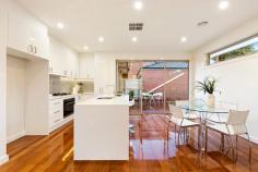  3/4 Milan Street Doncaster East VIC 3109  $620,000 - $680,000  Brand New Single-Level Living! An exceptionally high standard of living is just one of the major attractions of this brand new executive residence that's securely positioned at the rear of a three-property site and within walking distance of Devon Plaza, Jackson Court, Tunstall Square shops and public transport! As you'd expect from such a superbly crafted home, fixtures and fittings are of the highest order and include LED lighting, gas ducted heating, evaporative cooling, ducted vacuum, security alarm and video intercom. So too is the build quality, with meticulous square-set high ceilings, beautiful open living spaces, seamless indoor-outdoor options, sparkling polished timber floorboards underfoot and glamorous bathrooms tiled from floor to ceiling with stone bench vanity. Breathtaking open-plan living greets your entry into this modern showpiece, configured to capture maximum sunlight and extending onto the adjacent deck for trendy indoor-outdoor entertaining. Whether you know the difference between a jus and a ragu is irrelevant as the five-star kitchen (fitted with a feature island bench with waterfall stone benchtop, quality Blanco stainless steel appliances and sleek glass splashback) will make a Masterchef out of anyone! Zoned living sees the spacious bedrooms tucked away in privacy, and in the case of the Master bedroom, it also benefits from an indoor-outdoor design given its union with the rear deck. Designed with easy-care gardens ideal for the busy professional, downsizer and investor, a low maintenance lifestyle is a certainty. And when you factor in the close proximity of schools, parks and the Eastern Freeway, this is the epitome of carefree Doncaster East living. Guide: $620,000 - $680,000   |  Type: Townhouse  |  ID #304160 