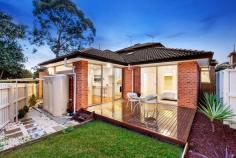  3/4 Milan Street Doncaster East VIC 3109  $620,000 - $680,000  Brand New Single-Level Living! An exceptionally high standard of living is just one of the major attractions of this brand new executive residence that's securely positioned at the rear of a three-property site and within walking distance of Devon Plaza, Jackson Court, Tunstall Square shops and public transport! As you'd expect from such a superbly crafted home, fixtures and fittings are of the highest order and include LED lighting, gas ducted heating, evaporative cooling, ducted vacuum, security alarm and video intercom. So too is the build quality, with meticulous square-set high ceilings, beautiful open living spaces, seamless indoor-outdoor options, sparkling polished timber floorboards underfoot and glamorous bathrooms tiled from floor to ceiling with stone bench vanity. Breathtaking open-plan living greets your entry into this modern showpiece, configured to capture maximum sunlight and extending onto the adjacent deck for trendy indoor-outdoor entertaining. Whether you know the difference between a jus and a ragu is irrelevant as the five-star kitchen (fitted with a feature island bench with waterfall stone benchtop, quality Blanco stainless steel appliances and sleek glass splashback) will make a Masterchef out of anyone! Zoned living sees the spacious bedrooms tucked away in privacy, and in the case of the Master bedroom, it also benefits from an indoor-outdoor design given its union with the rear deck. Designed with easy-care gardens ideal for the busy professional, downsizer and investor, a low maintenance lifestyle is a certainty. And when you factor in the close proximity of schools, parks and the Eastern Freeway, this is the epitome of carefree Doncaster East living. Guide: $620,000 - $680,000   |  Type: Townhouse  |  ID #304160 