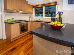  5 Rubens Ct Scoresby VIC 3179 Stylish Family Home in a Superb Setting Footsteps from a pristine playground and tucked in the bowl of a quiet court, this superb family home delivers all the ingredients required for young families, those starting out or investors in this highly prized location. Modernized throughout and highlighted by attractive polished floorboards, the home presents a stunning lounge and dining area complemented by split system air conditioning. A separate kitchen and meals zone incorporates stylish stainless steel appliances and convenient breakfast bench, extending outside to a magnificent paved and covered alfresco entertaining area, ideal for large family gatherings. Running along the hallway, all three bedrooms boast mirrored built-in-robes, master with ensuite style access to the family bathroom, accompanied by a separate toilet and laundry. Further enhanced by ducted heating, garden shed plus garage currently fitted as a 4th bedroom. In a terrific position, close to Scoresby Village Shopping Centre, Scoresby Primary School, transport plus easy Eastlink Freeway access. Photo ID required at all open for inspections 
