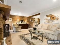  36 Fortescue Grove Vermont South VIC 3133 Property Information Open Home Dates: Thursday 30 Jul 7:00 AM - 7:01 AM With its highly decorative solid brick design, leadlight windows and ornate English gardens, this is the family home that moves you up in the world. Rounding the corner of popular Weeden Dve and Fortescue Gve, the majestic double storey residence puts you just steps from Holy Saviour, Biralee Pre-School and Weeden Heights, with beautiful views across Billabong Park from the upstairs bedrooms. Indulge yourself with 5 bedrooms, 2 luxury porcelain tiled bathrooms with hideway in-wall toilets, a sandstone paved outdoor entertainment with a spa amid the ferns, and a top floor verandah fronting the master bedroom. A sophisticated kitchen glistens with black granite benchtops, splashback and Blanco appliances; formal living beckons with an open fireplace with wood storage, and the rumpus is relaxation ready with an in-built bar and easy access to the guest toilet. Traditionally styled with colonial windows and corniced ceilings, this is a home which offers rustic charm, yet delivers the contemporary comfort and convenience of a double remote garage with high roof, security alarm and central heating and cooling. Such a grand floor plan won't escape notice on this highly prized corner close to schools, the bus and tram stop, and Vermont South shopping centre. Property Type 	 House 