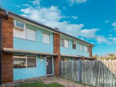  13/366 Rockonia Road KOONGAL QLD 4701 $120,000 Investment Opportunity Sought after unit in secure complex. Peaceful with resort type amenities; a gorgeous pool and BBQ area. It ticks all the boxes; security screens and aircon's throughout. Well maintained complex, the unit has its own little garden, front and back. Downstairs is the tiled living area, kitchen/laundry and upstairs are bedrooms with ample built-ins and bathroom with bath/shower. Brick feature walls add to the appeal. Currently tenanted at $240 per week, with the option of renewing to August 2016.   Property Snapshot  Property Type: Unit Complex Land Area: 163 m2 Features: Airconditioning Built-In-Robes Ceiling Fans Courtyard Fully Fenced Yard Landscaped Gardens Pool 