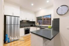 1/40 Dorset Road Croydon VIC 3136 $525,000 Plus Perfect proportions both inside and out deliver stylish relaxed living, only 2 years young, vibrant, exceptionally inviting and eco friendly. -The open plan living-dining and sleek kitchen is the centre piece of this lower level flowing onto the private alfresco courtyard. - The main bedroom is complete with BIRs and a modern ensuite.  Upstairs the interior design is surprisingly spacious offering an open study and separate retreat, 2 robed good size bedrooms and a contemporary bathroom. - Extras include the comfort of gas ducted heating, evaporative ducted cooling, double glazing and sound treatment to selected windows, stainless steel appliances, stone bench tops, polished floor boards, powder room, auto double garage with rear roller door and direct internal access plus a water tank. - Outstanding convenience, only 1 of 3, boutique setting, walk to Croydon shops and station, also North Croydon Plaza, near primary schools.  INSPECTION TIMES: Thu 15th Oct, 5:00pm-5:30pm Sat 17th Oct, 1:00pm-1:30pm details Property Type 	 Townhouse Bedrooms 	 3 Bathrooms 	 2 Garage Spaces 	 2 Total Spaces 	 2 Land Area 	 315 sqm 