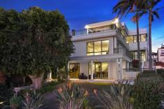  71 Vista St Sans Souci NSW 2219 Upon the majestic entrance, you are instantly greeted with spectacular panoramic 180 degrees water views of the George’s River.  This family friendly, recently renovated abode, is a statement of definitive style and taste.  Over 1070 sqm (approx), lovers of the water and boating enthusiasts will glorify the privacy, serenity and prestige offered by this grand west facing residence.  A captivating contemporary design, the triple level layout is comprising of generous open plan living.  The premium kitchen featuring Miele appliances and a granite breakfast bar, flows effortlessly out into the main living, continuing to the entertaining terrace incorporating the best of indoor and outdoor living.  Boasting 5 spacious bedrooms, main with large walk in robe, 5 modern bathrooms, 2 generous studies, wine cellar, ducted air conditioning and security throughout.  The lower level, an entertainers delight with sports bar/rumpus area including a 3 / 4 sized pool table. Within the home, an additional separate northern wing including library/drawing room enables possible dual living arrangements.  Fully automated, underground double car garaging, with internal access and endless storage enables growing families copious amounts of space and privacy.   The immaculate gardens open out to the jetty and pontoon.  Watch the sun set over the pristine waters edge saltwater pool adjacent to the large level lawn. With an additional recently renovated separate private residence on the water edge, the luxurious address will suit the most fastidious of buyers FOR SALE – EXPRESSIONS OF INTEREST OUTGOINGS: WATER RATES:          $1,740 PER ANNUM   (APPROX) COUNCIL RATES:      $3,348 PER ANNUM   (APPROX) 