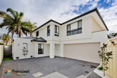  55A Valerie St Dianella WA 6059 BRAND NEW EXECUTIVE TOWNHOUSE! House - Property ID: 808758 Call to arrange your private viewing. Viewings available 7 days a week. Imagine yourself living in this brand new quality built executive 4 bedroom 2 bathroom townhouse with a bonus conveniently located powder room on the ground floor, which is located in a quiet, family friendly street in highly sought after pocket of Dianella, surrounded by other quality homes, with a lovely little park just metres away. Just move in and start enjoying the perfect lifestyle, you must put this on your "to view" list! GROUND FLOOR: - Impressive entry with double doors  - Fantastic open plan living area with stunning spotted gum timber flooring  - Gourmet kitchen with quality finishes, plenty of cupboard space, and stainless steel appliances - Double sliding doors with double roller blinds with easy access to alfresco under the main roof with timber decking - Reverse cycle split system airconditioning - Spacious laundry - Walk-in linen press - Powder room - Double garage with shoppers access FIRST FLOOR: - Luxurious master bedroom with walk-in robe and huge ensuite with double vanity - Three further good sized bedrooms, one with walk in robe the other two with built-in robes - Family bathroom, with bathtub and separate shower - Extra linen cupboard - Separate toilet. - Fully ducted reverse cycle "e-zone" airconditioning This is an outstanding home that also boasts double brick construction on both ground and first floor, fully landscaped gardens with easy care artificial lawn, double power points throughout. Not to mention close to the city, and all the amenities you would expect from this highly sought after suburb. Don't wait for the home open... Call now to arrange your viewing!   Print Brochure Video Email Alerts Features  Built-In Wardrobes  Garden  Secure Parking 