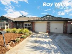  4 Edward Ave Craigmore SA 5114 Located in a secluded setting and with all the space you could ever dream of sits this extremely large three bedroom home. Featuring a huge and separate lounge room with bay window, roller shutters and fabulous timber flooring this room will accommodate any furniture. The family room and dining area again are of a good size and these rooms as well as the kitchen have hard wearing quality floor tiles. Speaking of the kitchen you will love the garden views through its own bay window and the abundance of bench top space to cook up your next feast. The spacious master bedroom offers the luxury of walk-in robes and ensuite whilst bedrooms two and three both offer as new built-in robes, all have shutters. Heating and cooling for this fantastic home is catered for by fully ducted evaporative air conditioning and a large reverse cycle split system. Outside this property just gets better with a pitched all weather verandah and large artificial lawn area as well as large garden shed, rainwater tank and very easy care gardens. The finishing touch is the double lock up garage with rear roller door giving you access to the flat rear yard and that big shed if you wish to have one. Take a drive past today and check out the location then call me to arrange a viewing or come see me at the open and I'm sure you will be very impressed.... Call Garry from RAY WHITE ELIZABETH on 0414 718 821. Ray White Elizabeth: the number one Real Estate Agents / Sale Agents and Property Management in South Australia. Specialists in: Andrews Farm, Angle Vale, Blakeview, Burton, Craigmore, Davoren Park, Elizabeth, Gawler, Hillbank, Munno Para, One Tree Hill, Parafield, Para Hills, Paralowie, Salisbury, Smithfield. Disclaimer: Every care has been taken to verify the correctness of all details used in this advertisement. However no warranty or representative is given or made as to the correctness of information supplied and neither the owners nor their agent can accept responsibility for error or omissions. 