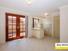  14/199 Albert St Osborne Park WA 6017 $395,000 It All Starts Here! Outside the square is the way to describe this lock up and leave villa.  This generously sized two bedroom villa in a small complex of eight is located a casual stroll from the Main St caf strip and has close proximity to transport and the CBD to make it an ideal choice for the young and on the go, or the downsizer alike.  Primary School nearby. Now that all the hard work is done, just take possession and bask in your lovely surrounds. Features- No common walls to living area All internals freshly painted New kitchen and bathroom up grades Spacious lounge room with feature wall, surround sound outlets & split system air conditioning Open plan kitchen/dining Generous master bedroom with built in robe and split system air conditioning Good size 2nd bedroom Separate bathroom and wc  Laundry with linen cupboard Gas bayonet to lounge room French doors to outdoor area OUTSIDE FEATURES Secure rear yard perfect for small pets and young children. Large public open space metres from front door Separate lockup storage at rear of property Single automatic lock-up garage and workman bench with remote access and secure personnel door  Security screens to all windows and doors Well established gardens Front garden on automatic bore Back garden on retic Move in and enjoy the lifestyle the place has to offer 