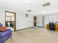  8 Taynton Terrace Morphett Vale SA 5162 $340,000 - $370,000 Room to Move Nestled in a quiet street in the heart of Morphett Vale, located close to schools, shops and transport, is this home with loads of room to support a growing family. On entering the front door you are drawn to head upstairs to the upper level. A master bedroom including ensuite with spa bath leads out to a large open plan room that any parent would envy as their private TV room or retreat. Coming back downstairs there are three bedrooms (one a double with built in robes) a lounge, dining and two extra rooms; either are ideal as a study or fifth bedroom. A spacious kitchen with plenty of bench space and stainless steel appliances is adjacent to the dining room. Outside features an undercover entertainment area, perfect for the family BBQ, and the swimming pool adds great fun to house parties. A large lined shed, perfectly suitable as a rumpus or games room is located next to the pool area. A garden shed at the rear and a carport under main roof provide storage for your tools and motor vehicles. Don't delay, call Sean Crawshaw from Ray White Morphett Vale today to arrange an inspection of this lovely home. RLA:262999 