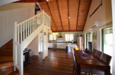  44 Duncan St Canungra QLD 4275  $475000 'BIRDS EYE VIEW, GREAT LOCATION" Elevated four bedroom home all with built in robes, on a large 1300m2 block only a 2minute walk from the centre of town, which is a comfortable 15 minute drive to the Pacific Hwy at Nerang. This Tri Level home has some great features including Australian Jarrah Timber floors, open plan kitchen, lounge, dining room with Cathedral ceilings and access to Veranda and entertainment area.  Lovely Cool Salt Chlorinated swimming pool, double garage, with exceptional views of the Ranges. This is a rare opportunity to acquire a property in this location and is a must to inspect.   Balcony, Broadband, Built In Robes, Dishwasher, Floorboards, Fully Fenced, In Ground Pool, Outdoor Entertaining, Pay TV, Secure Parking, Shed, PROPERTY DETAILS Price Offers Over $475000 Property Type House Land Size 1300 M2 Property ID 2963779 4 1 2 