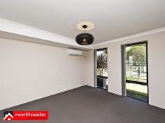  55 Capitol Turn Clarkson WA 6030 $412,000 LOW MAINTENANCE DELIGHT An ideal opportunity for a first home buyers or downsizers with this modern and low maintenance 3 bedroom, 2 bathroom home complete with large living areas inside and well sized entertaining area outside. Situated on a low maintenance 300m² block behind a secure and private front fence, this home featuring reverse cycle air conditioning, solar panel system, solar hot water system, double remote garage via lane access could be the one for you!  As you enter the home you are greeted with a covered entry which opens up to the formal lounge on the left and master bedroom suite on the right. This area then flows through to the open plan kitchen, dining and family living areas. The master bedroom offers neutral tones, walk in wardrobe, and reverse cycle air conditioner for year round comfort. It also has the benefit of a private ensuite bathroom which includes single shower, basin, vanity and toilet. The well appointed kitchen features stainless steel appliances including fan forced electric oven, gas cook top, range hood and double sink. There is also plenty of cupboard and bench space and a large fridge recess. The kitchen is adjacent to the dining area and oversees the large family area and which is complete with a reverse cycle air conditioner. The family living area is a great focal point and has the ability to open up completely to the secure outdoor area in order to entertain in style. This area offers feature pendant lighting and modern accessibility points such as Foxtel and cable access along with a gas point for additional heating in winter. Both secondary bedrooms are well sized, carpeted, have built in robe recess's and the 2nd bedroom has a reverse cycle air conditioning unit. The main family bathroom has a convenient bath tub and stand over show. To the hallway is the separate toilet.  Outdoor entertaining is easy, with fully paved alfresco that wraps around to the double garage and has side access from the front of the home. There is a small retained garden section at the rear of the yard along with artificial lawn area and rear access from the laneway. Features include but are not limited to; • Solar Panel System with 2.2KW Inverter • Solar Hot Water System • Tinted Windows to the Front of the Home • Reticulated Front Gardens  • 3 x Reverse Cycle Split System Air Conditioners • Built in 2008 • 300m² Block • 129m² Living • Moments from Clarkson Train Station This property is perfectly positioned close to all of the amenities Clarkson has to offer;  • Clarkson Train Station – 500m  • Somerly Primary School – 950m • Ocean Keys Shopping Centre – 1.9km  • St Andrew's Catholic Primary School – 1.5km  • Anthony Waring Park – 1.9km • Clarkson Community High School – 2.0km 