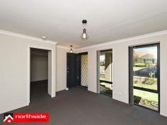 55 Capitol Turn Clarkson WA 6030 $412,000 LOW MAINTENANCE DELIGHT An ideal opportunity for a first home buyers or downsizers with this modern and low maintenance 3 bedroom, 2 bathroom home complete with large living areas inside and well sized entertaining area outside. Situated on a low maintenance 300m² block behind a secure and private front fence, this home featuring reverse cycle air conditioning, solar panel system, solar hot water system, double remote garage via lane access could be the one for you!  As you enter the home you are greeted with a covered entry which opens up to the formal lounge on the left and master bedroom suite on the right. This area then flows through to the open plan kitchen, dining and family living areas. The master bedroom offers neutral tones, walk in wardrobe, and reverse cycle air conditioner for year round comfort. It also has the benefit of a private ensuite bathroom which includes single shower, basin, vanity and toilet. The well appointed kitchen features stainless steel appliances including fan forced electric oven, gas cook top, range hood and double sink. There is also plenty of cupboard and bench space and a large fridge recess. The kitchen is adjacent to the dining area and oversees the large family area and which is complete with a reverse cycle air conditioner. The family living area is a great focal point and has the ability to open up completely to the secure outdoor area in order to entertain in style. This area offers feature pendant lighting and modern accessibility points such as Foxtel and cable access along with a gas point for additional heating in winter. Both secondary bedrooms are well sized, carpeted, have built in robe recess's and the 2nd bedroom has a reverse cycle air conditioning unit. The main family bathroom has a convenient bath tub and stand over show. To the hallway is the separate toilet.  Outdoor entertaining is easy, with fully paved alfresco that wraps around to the double garage and has side access from the front of the home. There is a small retained garden section at the rear of the yard along with artificial lawn area and rear access from the laneway. Features include but are not limited to; • Solar Panel System with 2.2KW Inverter • Solar Hot Water System • Tinted Windows to the Front of the Home • Reticulated Front Gardens  • 3 x Reverse Cycle Split System Air Conditioners • Built in 2008 • 300m² Block • 129m² Living • Moments from Clarkson Train Station This property is perfectly positioned close to all of the amenities Clarkson has to offer;  • Clarkson Train Station – 500m  • Somerly Primary School – 950m • Ocean Keys Shopping Centre – 1.9km  • St Andrew's Catholic Primary School – 1.5km  • Anthony Waring Park – 1.9km • Clarkson Community High School – 2.0km 