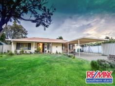  23 Bush Cl Beckenham WA 6107  $469,000 Located well among other family homes and conveniently located close to transport, parks and shops this 4 bedroom, 2 bathroom family home will be sure to please.  Stepping in the home has an instant family feel with the family lounge located away from the kitchen and dining providing everyone with their own space within the double brick and tile home. The master bedroom is conveniently located away from the kids bedrooms and features a full wall of storage plus ensuite bathroom. The well appointed kitchen provides the chef in the family ample bench and cupboard space for storage and quality appliances to prepare the feast on. Bedrooms 2,3 and 4 are located towards the northern side of the home and are all a good size with additional storage. The neat and clean main bathroom is well appointed and conveniently design with separate toilet adjacent. Outback is the place to be in the upcoming summer months with cover patio plus the added bonus of park lands right over the back fence providing ample space for the kids to kick the footy on. Call your REIWA and RE/MAX award winning team today on 9451 8151 STATUSFor Sale PRICEFrom $469,000 ADDRESS23 Bush Close SUBURBBECKENHAM PROPERTY ID2950641 LAND SIZE 509 M2 