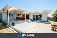  51 Hakea Cres South Bunbury WA 6230 $525,000 HERE’S THE ONE! Web property id: 640 Wow, look no further than this incredible, renovated masterpiece in the heart of South Bunbury, situated on a huge, flat 1105sqm block.  The whole house has been tastefully renovated and the property oozes style and sophistication. A fresh coat of paint, light and airy interior, elegant high ceilings, downlights are just some of the beautiful improvements.  Features include; 4 good size bedrooms, beautifully renovated bathrooms, spacious living areas and a fantastic open, light bright kitchen with modern appliance’s & plenty of storage, ice cold air-conditioning, security window shutters and a private parents wing are features just to name a few!  The large decked alfresco patio is just perfect for family gatherings and represents the ultimate in family living! 