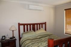  5 Goodchild Drive Murgon QLD 4605 $ 325 ,000 Property condition 	 Excellent Order Land space 	 801 m² Number of bedrooms 	 3 Number of bathrooms 	 1 Number of toilets 	 1 Heating type 	 R.C. Split Air/Con Hot water type 	 Gas Lowset brick home, three bedrooms all built ins, main bedroom has split airconditioning, open plan lounge-dining-modern kitchen with split airconditioning, security screen doors, remote control garage door, covered entertainment area, tank water, storage shed in back yard, fully fenced 