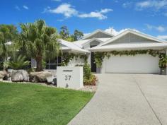  37 Fairway Parade Peregian Springs QLD 4573 $1,150,000 High End Golf Frontage Home This stunning home is simply incredible. From the moment you pull into the driveway and experience the flowering vines across the facade and native garden with sandstone features , you know this is something very special. The formal entry is unique in design and welcomes every visitor with dignity and an essence of class. Once you get inside you will be left breathless standing atop just a few stairs and beholding the expansive living and entertaining space. With 12 foot ceiling and a beautiful European inspired chandelier you wont have experienced anything like this before. Towards the front of the home you have the accommodation wing, consisting of the main bathroom, large walk-in linen closet and 4 spotless and sizeable bedrooms. There is of course the master bedroom in addition to these situated at the rear of the home, and it is amazing. Sharp white highlights abound and large windows and doors opening to the outside reside. There is a huge walk through robe, completely fitted out and a lovely ensuite bathroom with his and hers vanities. In addition to the main living area with soaring ceilings and presidential like features, you have an informal breakfast area right by the kitchen a superb and striking kitchen with only the best and highest level off fitting available. Appliances that are built in and feature the Miele logo are.. Dishwasher, Convection oven and Microwave, Steam oven, plate warmer and Pyrolytic oven. There is also a separate bar with Constantine doors, perfect for the coffee machine, glasses and including separate drinks and wine fridges. A large formal dining room that you can close off separate to the rest of the home, and a quaint media room with its own peaceful courtyard ensures every space you could need is provided for. Once you walk out of the wide sliding doors and into the exquisite alfresco entertaining area you will right away be drawn to just sit down and wile away the time. Completely enclosed with Crimsafe security mesh, and large enough to entertain dozens of people it becomes part of the inside of the home, and you don't really ever need to close your back doors. A large courtyard and timber deck alongside the beautiful Peregian Springs Golf Course is the perfect place to relax by the beautiful irrigated gardens, prepare a wood fired pizza in the built in oven, or watch the golfers though the trees putt on the 15th and tee off on the 16th hole. A gorgeous private salt water resort inspired pool with water feature enjoys both solar and electric heating and is the perfect place to cool off and wind down anytime of the year. There is so much more here that hasn't yet been mentioned, like the built in Bose speaker system throughout the home, ducted air conditioning, plantation shutters on all of the windows, ducted vacuum maid and more! All positioned on one of the best streets in Peregian Springs, minutes from excellent education options, beautiful parks and waterways, fully equipped shopping centre and of course the golf course and club house. Your in Noosa or at the airport in 15, Maroochydore in 20, or the magnificent Peregian and Coolum beaches in only 7 minutes. There is no doubt that you are going to love living in Peregian Springs. 