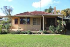  13 Strickland Ave Northam WA 6401 $248,000 Your Own Home Welcome to the quiet little street of Strickland Avenue. This property has great street appeal complete with a picket fence a much loved garden and an inviting front verandah. You enter the home via a vestibule area a convenient place to pop your keys and coat before entering the main home. The lounge is quaint and cozy with a masport wood heater and a reverse cycle air conditioner. Along a hallway is where you will find the 3 good sized bedrooms. The bathroom has a large bath with a shower over the bath, and a vanity. Into the kitchen/dining which is neat and practical with a gas cook top, electric oven and plenty of cupboard and bench space. As with homes of this era you have the laundry and toilet along the back verandah area. A bonus with this home is the large family room off the main home which has plenty of space for family. Your backyard is well fenced and has a lovely paved and covered patio area. The workshop shed has cement floor and is powered, you have a side carport to house your vehicle. A charming, comfortable home at an affordable price. We look forward to you inquiry Other features: Evaporative Air Conditioning, Slow Combustion Wood Heater, Instantanious Gas Hot Water System Property Details Elders Property ID: 9766709 3 bedrooms 1 bathrooms 2 car parks Land Area 706 square metres Car Parks: 1 Single carport 