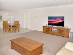 16 Empress Boulevard Ocean Grove VIC 3226 $499,000 Exceptional Family Home! Positioned on a beautifully landscaped block with manicured lawns is this family friendly designed home. The house boasts an abundance of features and exceptional sized living areas including a formal lounge, generous rumpus room and open plan meals/family room allowing the whole family to spread out in peace and quiet. Three bedrooms, main with walk in robe and ensuite, plus large study. At the heart of the home a large well equipped kitchen is sure to please the most fastidious of chefs and with sliding doors opening to the undercover alfresco area with ample space for year round entertaining. As new home making this the complete package for a variety of buyers.   Property Snapshot  Property Type: House Construction: Brick Veneer Features: Built in Robes Central Heating Close to Transport Decking Dishwasher Ducted Heating Ensuite Established Gardens Family/Meals Area Fenced Back Yard Formal Lounge Garden Shed Gas Outdoor Living Security Screens Solar Panels Study Walk-In-Robes Water Tank 