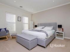  45 Brownlow Dr Point Cook VIC 3030 $545,000 to $575,000 Stunning family home in the heart of Point Cook LJ Hooker Point Cook presents 45 Brownlow Drive, Point Cook. Ideally situated just a few streets away from vibrant Boardwalk Central shopping village in Innisfail estate and packed with exceptional inclusions, this beautifully presented and quality built home has ample entertaining areas effortlessly catering for any social situation. The flowing floor plan comprises four good sized bedrooms, two separate living spaces, alfresco and double garage creating an enviable contemporary living environment in a well advantaged location - this home is one not to be missed! Contact the agent for a private inspection or more information.  - Total of four bedrooms including the main bedroom appointed with walk in robe and lavish en suite comprised of twin vanities, toilet and oversized shower. Bedrooms two, three and four are generously sized and fitted with mirrored built in robes.  - Contemporary well-appointed kitchen comes complete with quality stainless steel cooking appliances including 900mm upright cooker, range hood, dishwasher, 40mm stone bench tops, large butlers pantry, glass splash back, gloss vinyl wrap cabinetry, soft close drawers and cupboards and island bench for casual meals.  - Elegant open plan living spaces including formal lounge with French sliding doors and spacious open plan meals and family area adjacent kitchen.  - Sliding doors with double plantation shutters lead to the outdoor alfresco entertaining area under the main roof line, perfect for year-round entertaining. - Complete with luxury features including remote control double garage with internal and drive through access, ducted heating and evaporative cooling, porcelain tiles, alarm system, plantation shutters, security screen front door, down lights, linen cupboard, 5 star energy rating, instantaneous hot water, front and rear landscaped gardens and lots more. Located about 22km from Melbourne's CBD in Innisfail estate, this home is conveniently located near parks and playgrounds, childcare facilities, primary and secondary schools including the ever popular Stella Maris, walking distance to local amenities including Point Cook Town Centre, Boardwalk Central shopping centre and the growing Featherbrook shopping precinct, freeway access and the Williams Landing train station. Note. All stated dimensions are approximate only. Particulars given are for general information only and do not constitute any representation on the part of the vendor or agent.   Property Snapshot  Property Type: Single Storey Land Area: 425 m2 Features: Ensuite 