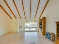  230 Honeyeater Glade Chidlow WA 6556 $549,000 HOME SWEET HOME ON 5 ACRES Escape the hustle and bustle of city living in this lovely, well presented three bedroom, north facing, country homestead built in 1999 by Ross Squire Homes which sits together with a triple carport & storage atop a fenced and paddocked 5 acres adjoining reserve and situated in a quiet cul de sac with a lovely valley aspect. FEATURES • 	 Well presented 3 bedroom country homestead • 	 Built 1999 by Ross Squire Homes • 	 All bedrooms with BIRs • 	 Spacious open plan living with high raked ceilings • 	 Large lounge with atrium • 	 Master suite with air conditioning • 	 Verandahs front & rear plus patio • 	 Triple carport with storage area • 	 Garden shed & chicken enclosure • 	 Water tanks & colorful gardens • 	 Cleared & fenced 5 acre (approx.) block • 	 Suit horses, alpacas, etc • 	 Close to beautiful Lake Leschenaultia • 	 Easy commute to Mundaring, Midland & airport Enter through the front door and be captivated by how light and bright the home is. An atrium makes a lovely feature separating the two living areas of the home. Both its large lounge and spacious open plan living area having tiled floors and high raked ceilings with exposed beams whilst the practical kitchen offers a lovey view through its large picture window. The bedrooms are carpeted, all have built-in robes and the master suite has air conditioning. Verandahs front and rear add to the character of the home whilst the patio adds further functionality. A triple carport with a storage area is conveniently located at one end of the home. Other improvements include water tanks, chicken enclosure and garden shed. Would be suitable for horses, alpacas and the like. Be quick for this one. Other features: Built-In Wardrobes Property Details Elders Property ID: 8541545 3 bedrooms 1 bathrooms 3 car parks 3 car carport Air Conditioning 