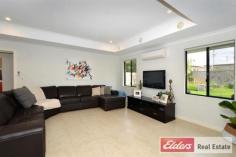  39 Katoomba St Orana WA 6330 $395,000 Supreme Quality and Style with Affordable Price Tag - 	 Spacious, distinctively designed contemporary home - 	 Quality built by Zac Caramia in 2008, double brick, immaculately maintained - 	 Feature double door entry through landscaped gardens and stylish deck - 	 Extremely spacious open plan living with high ceilings - 	 Gorgeous hand-crafted kitchen with heaps of space - 	 King-plus master with deluxe ensuite, walk in robe, and adjoining study/nursery - 	 Two additional large bedrooms, queen and queen/king - 	 Alfresco area with café blinds - 	 Well-established, secure low-maintenance back yard ideal for lock-and-leave or families - 	 Oversize double garage with store room and drive-through access to backyard - 	 Underfloor heating, RC-AC, solar array on 40c rebate scheme For families, new home buyers and investors, this as-new superior property presents a leading opportunity in an affordable suburb convenient to education facilities, shops and Albany’s cinema complex and city centre. Likewise it presents an excellent quality three bedroom floorplan and consummate quality sure to appeal to retirees or nomads looking for that supreme option that can be locked and left. The in-vogue home presents beautifully and stands on a slightly elevated north-facing lot with grape vines, veggie garden, chicken run and delightful street appeal.  While the home is all about living together in a relaxed environment, it also offers energy efficient benefits and a touch of glam. The spacious kitchen has a ritzy splashback and gloss benchtops, and the formal dining area reveals a half divider wall with high and wide two-sided gloss benchtops. Enjoy casual dining during the day and transform the bench space into a dining room bar for evening entertaining. The master suites is also a little ritzy with its spaciousness, twin vanity and shower ensuite, concealed toilet and ample storage. One of the owners of this property is a sought-after local tiler and it shows in the superior choices and finishes throughout. For your private inspection or more information please contact Blair Scott on 0459 024 026. Other features: Built-In Wardrobes,Close to Schools,Garden,Secure Parking,Terrace/Balcony,Games room Elders Property ID: 7364783 3 bedrooms 2 bathrooms 2 car parks Land Area 729 square metres Double garage Air Conditioning 