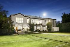  32 Kooyongkoot Road, Hawthorn VIC 3122 EXPRESSION OF INTEREST Contact Agent For Details    6 Bedrooms   	 4 Bathrooms   	 3 Parking FOR SALE An exquisite family oasis on 2,019m2 (21,732ft2 approx.) on the high side of esteemed Scotch HillThoughtfully designed by Shaw Architecture to embellish a modern indoor-outdoor entertainment lifestyle, this impressive six bedroom residence epitomises luxury with up-to-the-minute amenity and vogue interior design, on the high point of Hawthorn’s most coveted tree-lined street. Occupying approximately 2,019m2 (approx) and oriented with a north-west facing property, the enchanting gardens by Bott Landscaping solidify the home as a family oasis, with internal and external areas dedicated to both private seclusion and vibrant entertainment, including a full-sized mod-grass tennis court and gas heated in-ground pool. Beyond automated gates, a driveway lined in Ornamental Pears provides a magical welcome to the sprawling interiors. The bespoke design has spared no cost, with under-floor hydronic heating below Tectonic Oak floors, keeping a high level of comfort throughout the ground floor spaces. A customised cloak room, dedicated to simple practicality, keeps bags, coats and shoes at the entry from the three car remote garage, and a home office is placed at the entry for home business with fitted cabinetry. With recreation in mind, there is a room for every occasion – a leisure/billiards room provides private enjoyment for kids by the warmth of a gas fire, providing direct access to the outdoor entertainment zone.  The open plan living area is ideal for regaling guests, segregated into formal dining, lounge, meals and private reading room, with two powder rooms, connecting to the outdoors through immense double glazed doors. The kitchen effortlessly caters large functions with a full-appointment of Neff appliances, including coffee machine, Circosteam combination oven, and warming drawer plus Liebherr wine fridge, and smartly dressed in Caesar stone and glass splashbacks with endless soft-closing cabinetry.  A 1,000 bottle cellar, shrewdly placed adjacent the dining room, retains the perfect temperature with the French Fondis Winemaster system. Echoing indoor spaces, the outdoors also caters for recreation or private enjoyment serviced by automated irrigation from an underground 70,000L water tank. A vast alfresco dining space overlooks the pool, spa and tennis court, with an enchanting garden providing quiet seclusion under a towering sheoak tree, with gazebo and cubby house surrounded by an extensive range of matured trees. Accommodation is indulgent, each of the kids’ five generous robed bedrooms providing space for study, flanking a large upstairs retreat with a wide lounge balcony. Three ensuites (including 2x two-way ensuites) are lavishly tiled to ceilings with travertine, providing under-floor heating and Rinnai deluxe bathroom controllers, to limit temperature and water capacity. The master bedroom (sixth bedroom) pampers parents with a fitted dressing room, twin-basin Dark Emperadore marble ensuite with freestanding bath and cosmetic stone vanity, and in-built study. This coveted pocket of Scotch Hill provides easy transport options, with trams to connecting suburbs including Camberwell Junction, Glenferrie, Richmond and CBD, train connectivity and Monash freeway nearby, plus endless private school options including Scotch College, Bialik College, Loreto Mandeville Hall, St Catherine’s, St Kevin’s and MLC. An easy walk through tree-lined streets to Gardiner’s Creek walking and cycling tracks, and the nearby Kooyong Lawn Tennis Club provide recreation.  