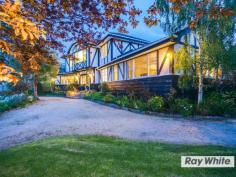  233 Palmerston Ave Dromana VIC 3936 Tanderry is up for Sale… This Tudor style home with all the original classical features is such a rare find. Sure to be impressed by its beautiful manicured gardens sweeping with wisteria, and colourful garden beds. A return driveway allows easy access through to the rear of the property to an undercover 2 car parking bay. Enter the home into a magical entrance hall, 2 huge living areas, the main living area with a stunning stone open fireplace, the 2nd with glorious parquetry floors, formal dining room or 3rd living and a bright generous sized kitchen. The 4th bedroom is located on the ground level with bathroom, separate toilet and 2 study zones. The top level of the home comprises of 3 bedrooms, 2 generous sized include built in robes, and the 3rd could either be used as a bedroom or another living space which allows you to take in the north facing sunshine and views of the bay. The rear of the home has a separate studio equipped with bathroom and toilet which takes you out onto a delightful bluestone courtyard. Other features include: wood panelled walls, character ornate ceilings, ducted heating, large block size of 1327m2 approx. This home certainly has an abundance of character and charm of the 1930's and would make a sensational family home or Bed & Breakfast by the bay. 