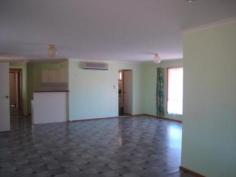 22 Tiliqua Cres Roxby Downs SA 5725 $230 per week 4 BEDROOM HOME Property ID: 7168297 This property comprises of 4 bedrooms, 3 of them being airconditoned. The open plan dining, lounge & kitchen also has a split system installed. Located near the master bedroom is the bathroom + there is a second toilet in the laundry. In the spacious yard there is an above ground in ground salt water pool for the warmer months. Enquire today! Please call the office on (08) 8671 3355 for any enquiries 