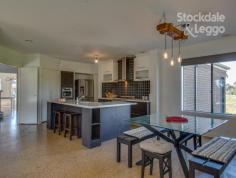  5 Francis Ct Bannockburn VIC 3331 $608,000 - $640,000 Living The Dream! - 1.3 acres This large 2 storey home is looking for a new family to move in and put their own stamp on it. On entry through the impressive double doors youll be greeted by a grand staircase leading to the bedrooms and kids retreat. Of the 4 bedrooms, 2 have direct bathroom access with the main featuring a walk in robe and ensuite with double vanity and spa. Downstairs the home features modern polished concrete floors with large windows bringing in lots of natural light. The well-proportioned rooms throughout offer plenty of scope for furnishing and decorating in your own style. Four separate Living areas and a study provide plenty of options; home office, hobbies, music or even extra sleeping areas if needed. The spacious kitchen adjoins the sunny open plan living/meals area with room for the largest table you can find! The separate formal dining/lounge area is ideal for relaxed dinner parties while the kids party in the rumpus room. Outside is a concreted alfresco area, and double remote garage. The large block provides plenty of room to indulge your dreams; Pool? Shed? Fire Pit? - The skys the limit! 