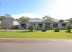  1 Heathland Ave Wondunna QLD 4655 $599,000 Superb Family Home - Half Acre Block! Immediately you enter this first class home, you will be amazed with the excellent layout, modern fixtures and fittings, soaring high ceilings, tinted windows as well as a practical, well designed floor plan. Well positioned on a corner 2091m2 block, fully fenced with large 6 x 12m high clearance shed fit for any boat or caravan. This stylish home boasts three living areas, ultra modern good size kitchen with top of the range appliances. An extra large undercover colourbond outdoor patio with built in barbecue/outdoor kitchen completes this master property. Other features include: * 4 good size bedrooms, ensuite and walk in robe to the main bedroom * Ultra modern kitchen, quality appliances * 3 sound proof living areas, well thought out floor plan * Stunning main bathroom with luxurious oval bath * Solar on roof, 25,000ltr water tank plumbed to the toilets and laundry * Massive 6 x 12m shed, fully powered, will take large boat/van * Fully fenced 2091m2 corner block Call now to arrange your inspection. Other features: Built-In Wardrobes,Garden Property Details Elders Property ID: 10967578 4 bedrooms 2 bathrooms 4 car parks Land Area 2091 square metres 4 car garage Air Conditioning 