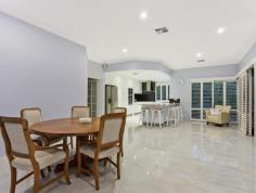  19 Deverall Square Hillarys WA 6025 $1,100,000 - $1,200,000 ALL OFFERS PRESENTED AT 4PM ON MONDAY 6 FEBRUARY (unless sold prior) Grand two storey family home set in an elevated and peaceful Hillarys location and sought after cul de sac nestled amongst other quality homes. With its spacious and luxurious living plus a stunning resort style Alfresco and pool area, this beautiful home is sure to impress! Ideally located with almost everything you need very close by including an easy walk to Whitfords shopping centre and St. Mark's Anglican School (without even needing to cross a road) also in close proximity to public transport, parks and magnificent beaches. - 	 Double front doors lead to tiled entrance extending through to the main living area - 	 Study is conveniently accessed from the foyer and has views into the tranquil front yard - 	 Formal dining or lounge (the choice is yours) off the foyer - 	 The heart of the home comprises of a light and spacious open plan kitchen, family room and meals opening out to the Alfresco for the ideal indoor outdoor lifestyle - 	 Games/theatre room is located off the main living area through double French doors and has an internal window making it easy to keep an eye on the kids! - 	 Family dinners and entertaining will be a breeze in the crisp and modern white chef's kitchen with large bench space, modern European appliances, double pantry and heaps of cupboards - 	 Three double bedrooms downstairs all with built in robes - 	 Family bathroom with dual access to the largest of the three downstairs bedrooms, ideal for guests or a lucky teenager - 	 Large laundry with fitted cupboards - 	 Upstairs parents retreat includes a lounge with access to a generous private covered balcony offering sensational sunsets and views of the Indian ocean, Rottnest and the Rottnest lighthouse in the evenings. Impressive master bedroom with a large fitted walk-in robe, attractive well-appointed ensuite with double basins and shower as well as a free-standing tub. - 	 The timber decked Alfresco and Bali hut overlook the sparkling pool - 	 Easy-care reticulated lawn and gardens - 	 Awesome cubby house for children to enjoy which includes a DVD -TV and play area underneath. - 	 Double automatic garage with direct access into the house and backyard, additional workshop/storage area plus fold away stairs into the roof space Additional features: - 	 Bright white Plantation shutters throughout giving it a Hamptons feel - 	 Ducted reverse cycle a/c downstairs plus split units in all the bedrooms and upstairs lounge - 	 10 Solar panels - 	 Ample storage including roof area with floorboards for extra storage - 	 Linen press - 	 Recently painted and fully renovated with many of the fittings still under warranty  With its combination of grandeur and practicality, situated in the heart of one of Perth's best coastal suburbs, this is a home not to be missed! 