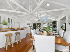  5 Antipodes Cl Castaways Beach QLD 4567 Spacious family living in Castaways Beach The enviable coastal lifestyle is within easy reach with this beautiful four-bedroom family home. Located in a quiet cul-de-sac and within easy reach of Castaways Beach, your family can enjoy the benefits of oceanside living in this low-maintenance, sturdy family home.  Gorgeous cathedral-like ceilings with exposed beams form the centerpiece of the living space and when combined with the polished timber floors, the space becomes bright, airy and welcoming. Large windows and sliding doors that open out to balconies add to the inviting atmosphere and sense of grandeur.  The home chef is sure to love the all-white, galley-style kitchen with beautiful timber features. Plenty of bench and storage space plus all the conveniences such as a dishwasher and wall oven will make catering for the family an absolute breeze.  When it comes times to relax there are multiple living spaces to choose from. Relax on one of the home's many decks and take in the gorgeous leafy views of the National Park, dine alfresco in the sunny courtyard downstairs, or watch the kids and family pet play in the rear yard.  The flexible four-bedroom floorplan also features a large room with kitchenette that could easily be used as a second living room, media room, home office or the fourth bedroom for guests.  This property also features a double garage, two bathrooms and easy access at the end of the street through to the dog-friendly Castaways Beach. Pretty parklands are also within easy reach along with bike and walking tracks that lead to the seaside towns of Peregian Beach and Sunshine Beach.  Noosa Heads and the Noosa Junction business centre are only a short drive north, while the Sunshine Coast Airport is just 15 minutes south along with the Coolum Beach township and the Maroochydore CBD. PROPERTY DETAILS UNDER CONTRACT ID: 391545 Land Area: 742 m² 