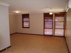  38 Wilmot Place Singleton NSW 2330 $320,000 A Great Place to Start * Massive 1416m2 sloping block * All bedrooms have ceiling fans, main with split system air conditioner * L shape tiled lounge/dining room * Kitchen overlooks back verandah * Fabulous outlook to council reserve 