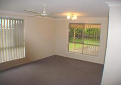  5 Capriole Cl Yamanto QLD 4305 $355 per week GOOD SIZE FAMILY HOME * 4 Bedrooms with Built-in Robes and Ceiling Fans throughout  * Main Bedroom boasts En-suite, Walk in Robe PLUS Air Conditioning  * Spacious Lounge Room  * Walk through Kitchen with Dishwasher  * Separate Dining Area with Air Conditioning  * Good Size Yard with Garden Shed  * Outdoor entertaining area  * Double Lock Up Garage  * Fully fenced  * Walking Distance to Schools, Transport and Childcare  Please email your enquiry and one of our staff members will email or SMS you when it is available to inspect.  Property Dates and Times Rental Available Date  Mon 03rd April 2017 Property Features Bond : $1420 