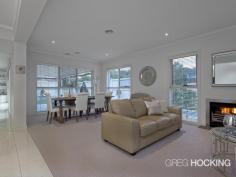  2 Inverness Pl, Heatherton VIC 3202 Contemporary in style with clean lines, large windows and an attractive rendered facade, this modern double storey residence in The Heath' enjoys quality finishes and appointments throughout together with all the lifestyle benefits of a quiet family friendly community. Adjacent to parkland and oriented to take advantage of the sunny north and west this stylish home features a bright lounge and dining room with gas fireplace, modern kitchen with Caesarstone benches and Smeg stainless steel appliances, adjoining open-plan family room with split system air-conditioning and full wall of handy cabinetry, direct access to a beautifully landscaped private courtyard with an under-cover alfresco entertaining patio protected by extensive cafe blinds, 3 upstairs large bedrooms with built-in robes, including main with ensuite - twin stone vanity, sleek bathroom with spa plus an extra rumpus room/study or even 4th bedroom, you choose! Downstairs powder room, laundry, plus large double garage with remote doors, work bench and handy mezzanine and cavity storage spaces. Extras include ducted heating and air-conditioning, alarm, wired for data throughout, central speaker system, energy efficient solar roof panels, external awnings, water tank, outside BBQ gas point and high ceilings. With numerous parks and walking tracks at your fingertips this secluded location is perfect for young families and within convenient proximity to Southland, DFO, Cheltenham Secondary College, Kingston Heath and Le Page Primary Schools, Kingston Heath Golf Course, and bus. 	 