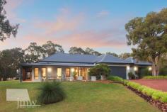  44 Howson Rise, Yallingup WA 6282 Positioned on 1.81ha (4.47acres) of tranquil bushland, with a tree lined entry statement of Poplars, this custom-built home offers outstanding accommodation, with a total of 4 bedrooms and 2 bathrooms plus study/5th bedroom. The perfect down south destination - a serene property where you can unwind and enjoy all this beautiful region has to offer. Designed for seamless entertaining and comfortable living, to say the property is remarkable, does not do it justice. The list of features is endless for this magnificent residence where everything has been exceptionally planned. The master bedroom positioned at the front of the home features extensive windows with views out over the gardens and bushland, an extensive walk-in robe and a resort style bathroom has a walk-in shower with double entry. The kitchen with Miele appliances, including a dishwasher and a spacious walk-in pantry and the main open plan living/dining area features tiled flooring, ducted air-conditioning and direct access to outdoor entertaining areas on both sides to ensure all weather outdoor living at any time of the day or year. There is also a second living area/reading room or children's activity room if needed with yet another outdoor entertaining area. The residence is very conveniently located, with Dunsborough and Yallingup just minutes away by car with world renowned wineries, restaurants and popular surfing beaches close by. Other features of this outstanding property include: * A variety of outdoor decks perfect for entertaining * Privacy in tranquil bushland surrounds * Huge building envelope with room to expand  * Two ducted air-conditioning units * Easy care tile floors throughout the home * Built-in robes to all the generous size bedrooms * Access to numerous entertaining decks from via bi-fold doors from the living area to the outdoors  * 3.3m ceilings throughout the home * Large study/office (or 5th bedroom) * Direct access from the 7m x 6m garage with storage options into the house, which could also be converted into additional accommodation such as a teenagers retreat or granny flat * 135,000 litre water tank plus 8,000 litre header tank fed from the bore and dam * 3.75kw solar panels * Solar hot water system * Three phase power * Dam * Sealed tree lined entry driveway to the property * Sealed road access to the rear of the property which has another 6m x 6m powered shed and undercover lean-to to house a boat or caravan * Vistas over farmland, gardens and bushland * Fully reticulated, manicured lawns and gardens * Large fully powered 6m x 7m workshop with roller door and separate entry into the property with split mezzanine for extra storage, could also be converted to a private studio or standalone granny flat or guest accommodation * Close to all the attractions of the Yallingup / Dunsborough region Suitable for permanent living or holidays with the ability to close off and access the three minor bedrooms at the rear of the house with a separate entry, perfectly setup for a B and B or Airbnb. With a variety of accommodation options, stunning outlook from most of the rooms in the house, a great location and a feeling of spaciousness and tranquillity, this property is outstanding. Viewings by appointment only. For further information contact your South West Real Estate Agent, Michael Mort on 0403 342 681. 