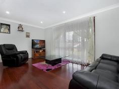  19 Lagonda Dr, Ingleburn NSW 2565 Are you a First Home Buyer looking for a start in the Market? Maybe you're looking to downsize? Maybe you are looking for an Investment Property?  Well if the answer is Yes, then come and check out this terrific 3 bedroom Villa. Located in Ingleburns 'Cars Estate' is this quiet complex of dwellings. It features an open living area and dining with downlights through out. A lovely Kitchen area with new stone benchtops. New timber flooring has recently gone down which spans to nearly every room. The bedrooms are of good size and the main comes with a built in robe. There is a main bathroom and a powder room with 2nd toilet, Complete with Linen closet, Internal laundry and a single lock up garage, that has rear external access to a peaceful backyard which is very low maintenance.  Properties like this don't seem to last long. Please call Ian Vassallo today for any information. Don't delay, Inspect Today !  * Well maintained complex * Close to local shops * Close to bus stop * Property is in great condition  * Attention First Home Buyers! 