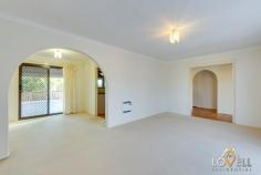  14 Rose Scott Circuit Chisholm ACT 2905 With lovely views across the south west of the valley from the deck, this property will give a growing family the opportunity to make it their own.  This house with renovated main bathroom, toilet and laundry has potential. The master bedroom with ensuite is segregated from the other bedrooms, and all bedrooms have built-in robes.  The living areas are comprised of an L-shaped lounge and dining plus a family room off the galley style kitchen.  Both living areas open onto a large covered deck to entertain on and with gorgeous views to enjoy. A functional kitchen with electric cooking, wall oven and ample cupboard space overlooks the family room. Put this property on your viewing list or call Luanne for a chat.  This house is waiting to be turned into a home. Features include: Segregated main bedroom with ensuite Four bedrooms with built-in robes Lounge, dining room and family room Renovated main bathroom Separate WC renovated Laundry renovated Family and dining room open to deck Gas wall heater Large covered deck Fenced rear yard Carport attached to side of house Property features Dining room Dishwasher Family room Laundry area - inside Living Room Yard Ensuite Built-ins Covered parking Ensuite 