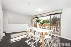  1/22 Vigo Street Seddon VIC 3011 All the advantages of an apartment, every attraction of spaces associated with a home - this exceptional residence combines the best of both categories in a great location so close to Seddon's cafes and restaurants that walking is the quickest way to reach them. A substantial ground floor studio, office or work-shop area is accompanied by garaging for up to two cars conveniently accessed from William Street. Upstairs, the luxury of huge living and dining dimensions that open to a north-facing terrace are complemented by an open-plan kitchen with a walk-in pantry while three top floor bedrooms include two that see the city through appealing leafiness. An ensuite and a central bathroom enhance the accommodation and complete a property that ticks so many boxes - and does so brilliantly. One of only four.   