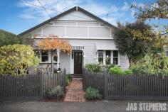  16 Market St, West Footscray VIC 3012 The beautifully renovated spaces of this engaging Edwardian are surrounded by landscaped gardens, two delightful decked outdoor retreats, convenient off-street parking plus a secure single garage. A superb interior includes generous living, light-filled central dining beneath soaring ceilings & an open-plan kitchen. Two bedrooms downstairs & a third bedroom upstairs share a bright modern bathroom. Energy efficient heating & cooling enhanced by double-glazing, LED lighting and a 3kW solar system.  